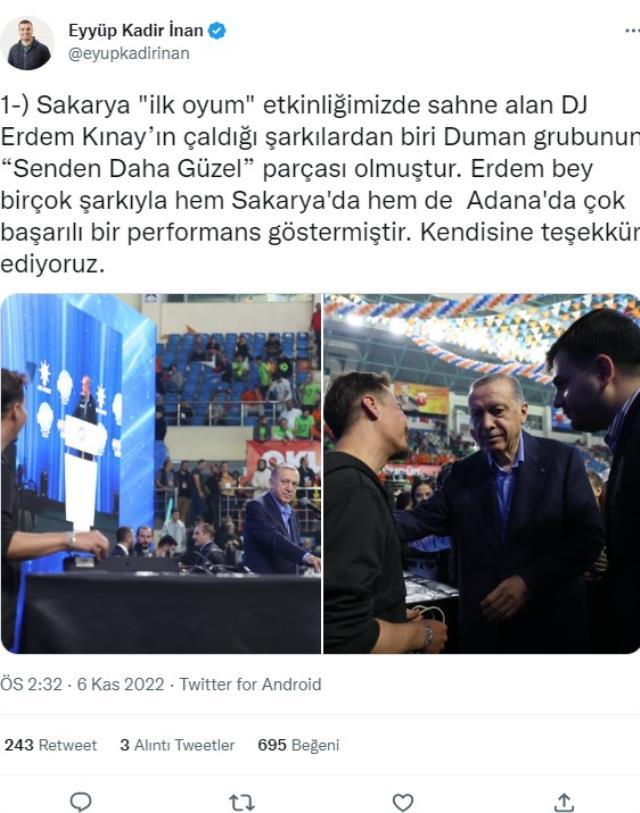 Şarkıcı Kaan Tangöze'nin 'Haklarımızı arayacağız' sözlerine Ak Parti Gençlik Kolları cephesinden açıklama geldi