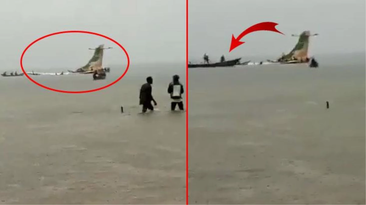 Tanzanya\'da bir yolcu uçağı iniş yapmaya çalıştığı sırada göle düştü.