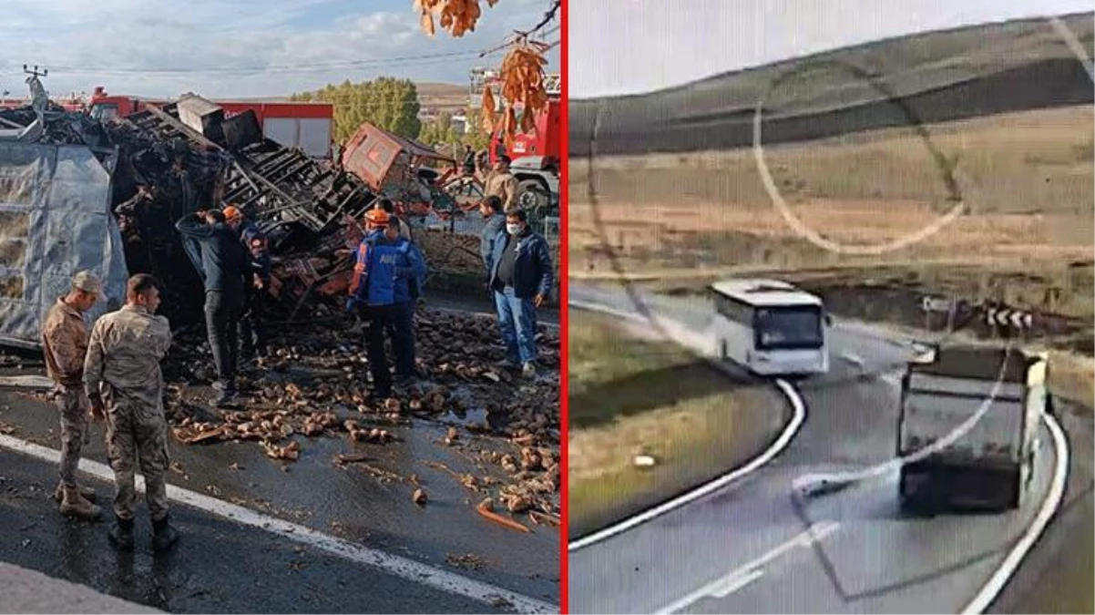 7 kişinin hayatını kaybettiği, 18 kişinin de yaralandığı otobüs kazasının görüntüleri ortaya çıktı