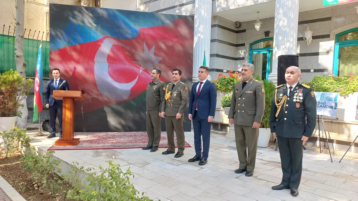 Azerbaycan\'ın Tahran Büyükelçiliği\'nde, Karabağ Zaferi\'nin 2. yılı kutlandı