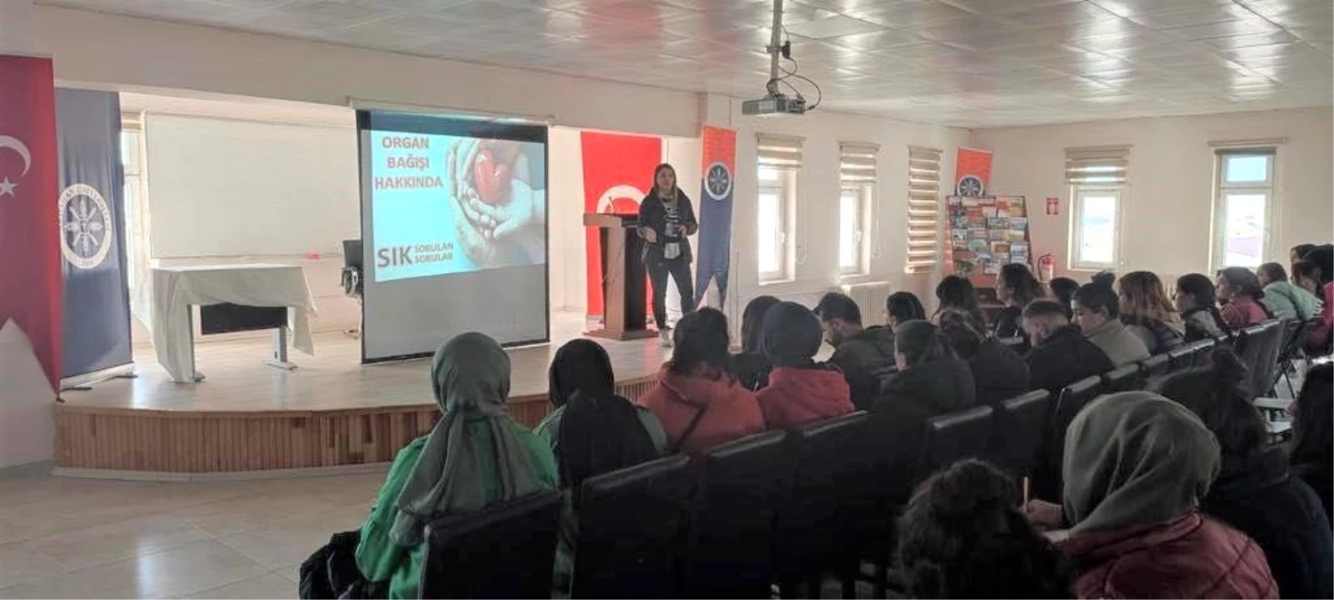 Çıldır Meslek Yüksek Okulu\'ndan organ bağışına destek