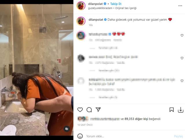 Eşinin ayağını öpen fenomen Dilan Polat'a tepki yağıyor Eşinin ayağını öpen fenomen Dilan Polat'a tepki yağıyor