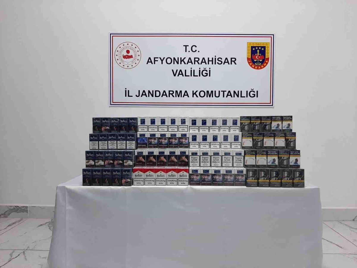 Jandarmadan \'Kaçak sigara\' operasyonu