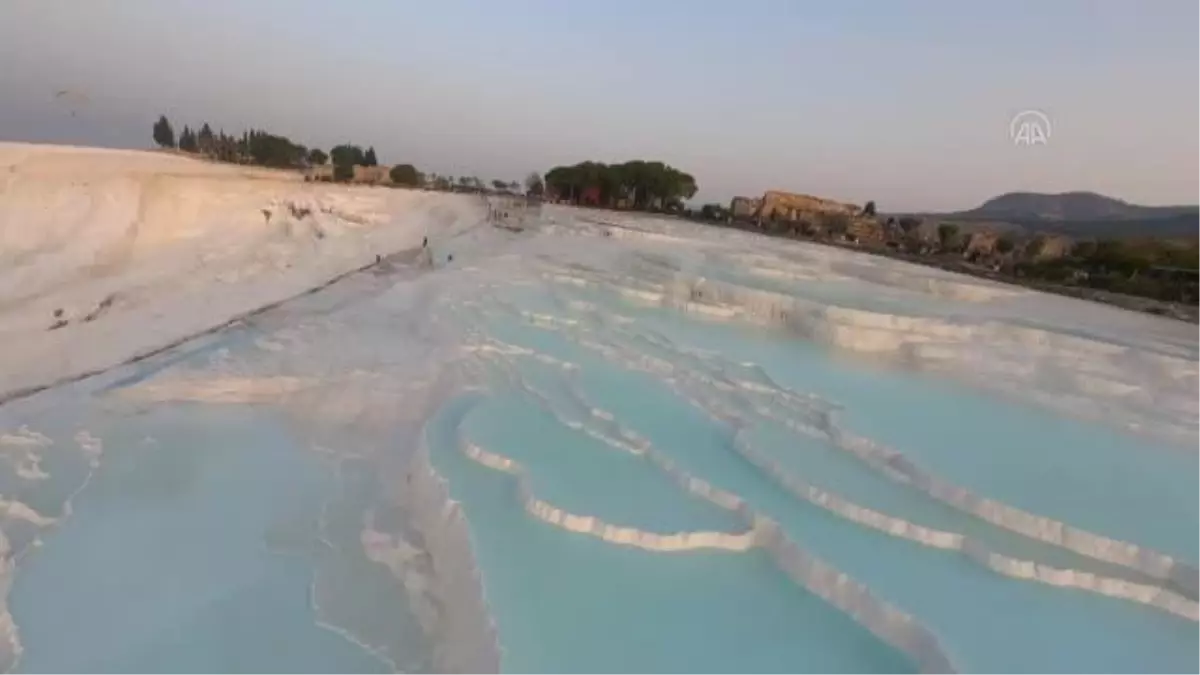 (FPV Dron) Pamukkale "traverten temalı jeopark" olma yolunda