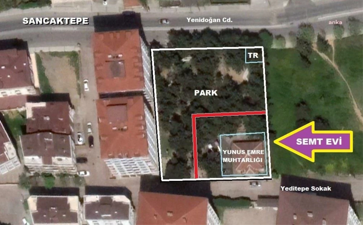 AKP\'li Sancaktepe Belediyesi Çam Ağaçlı Çocuk Bahçesine Semt Evi Yapacak