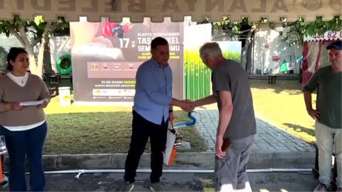 Alanya\'daki Uluslararası Taş Heykel Sempozyumu\'na 10 heykeltıraş katıldı