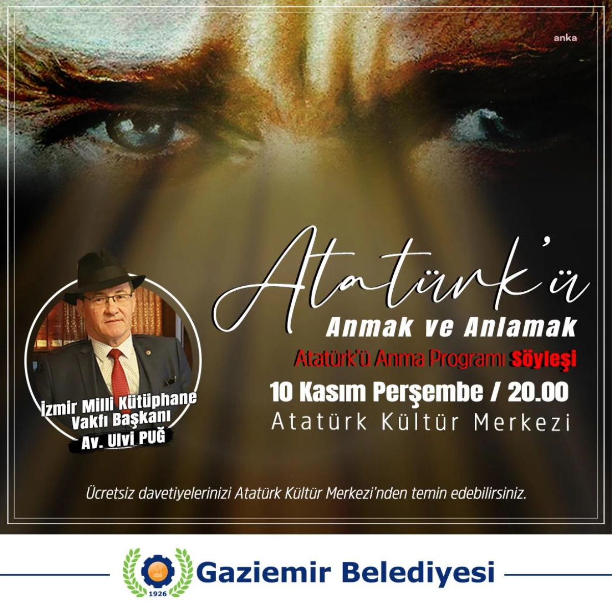 Atatürk, Ölümünün 84. Yılında Gaziemir\'de Anılacak