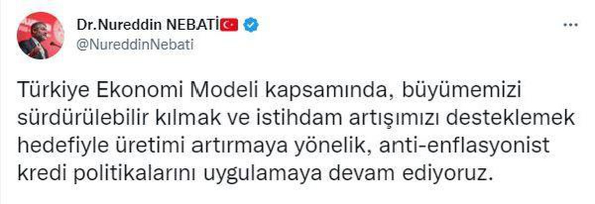Bakan Nebati: Ticari kredi faizleri yüzde 18\'lere geriledi