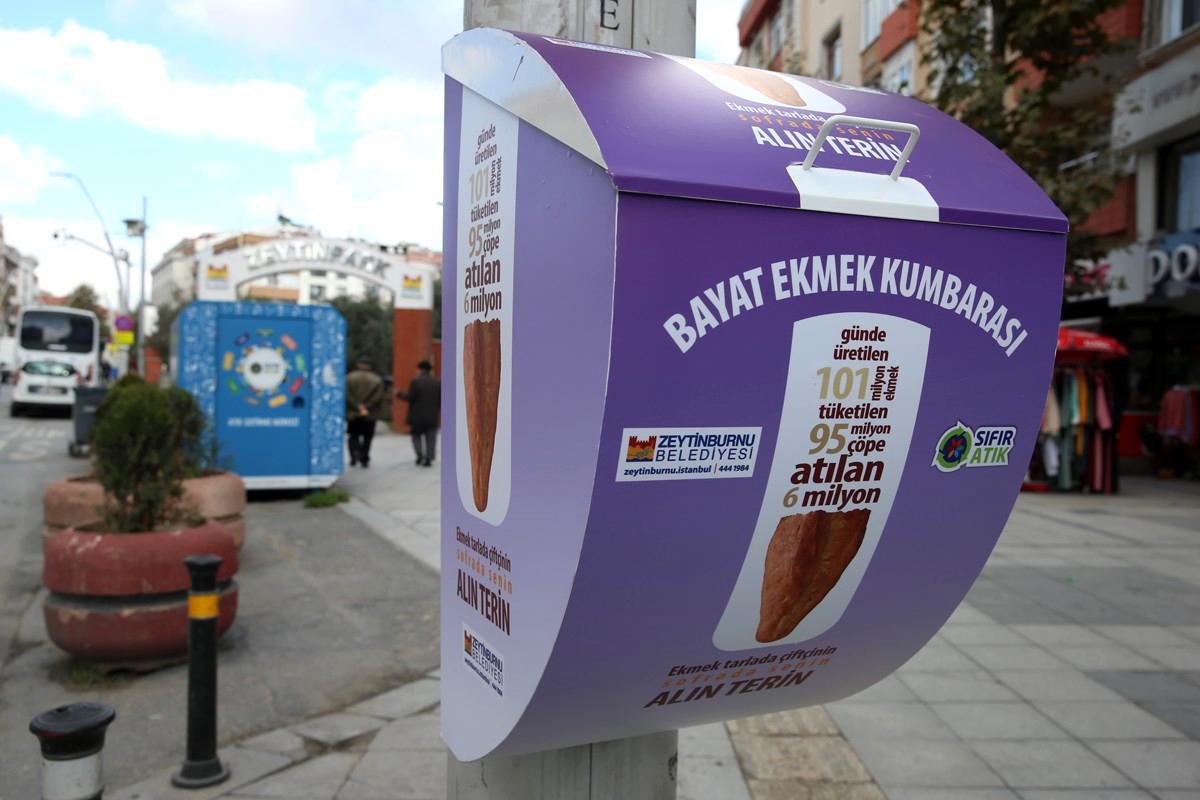 Bir yılda 27 ton atık ekmek, hayvanlara yem olarak dönüştürüldü
