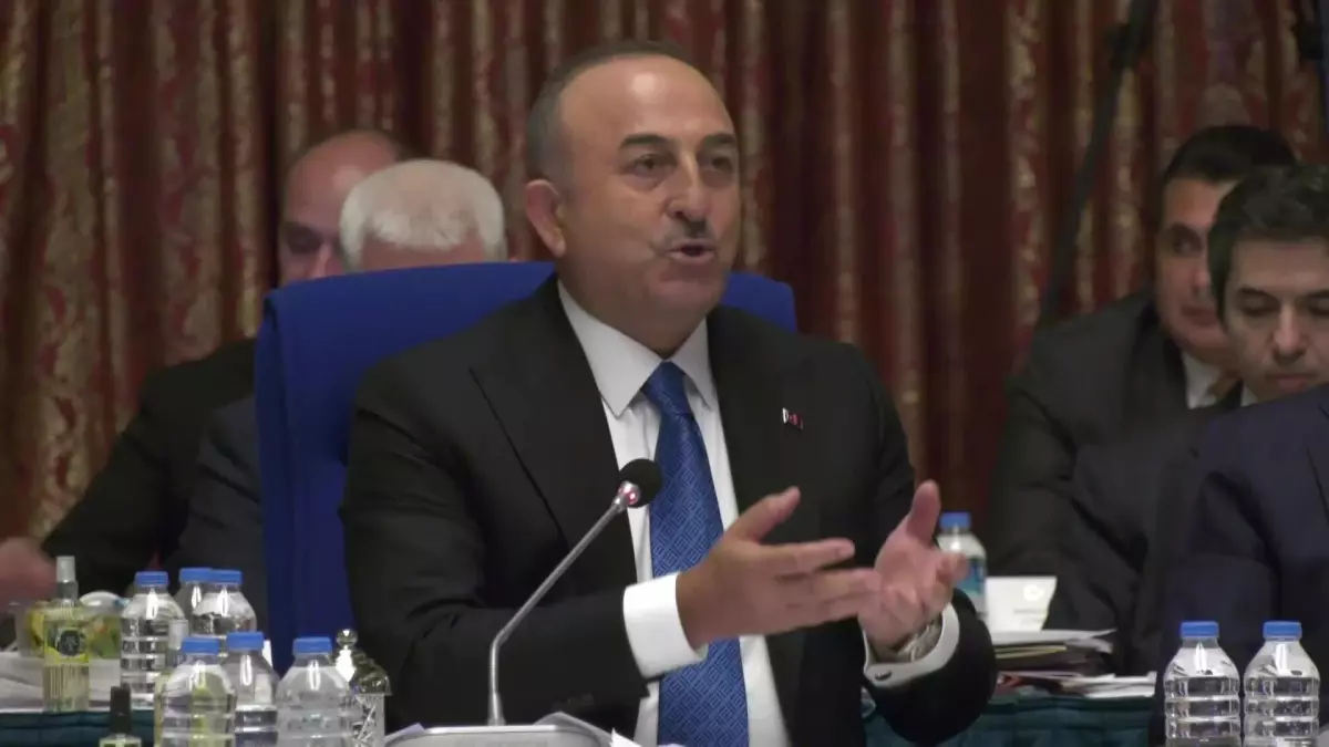 Çavuşoğlu: Kavala Konusunda Mahkeme Teknik Olarak İnsan Hakları Mahkemesi\'nin Kararını Uygulamıştır.