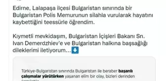 Kaçak göçmenlerle sınırda çatışma; 1 Bulgar polisi öldü