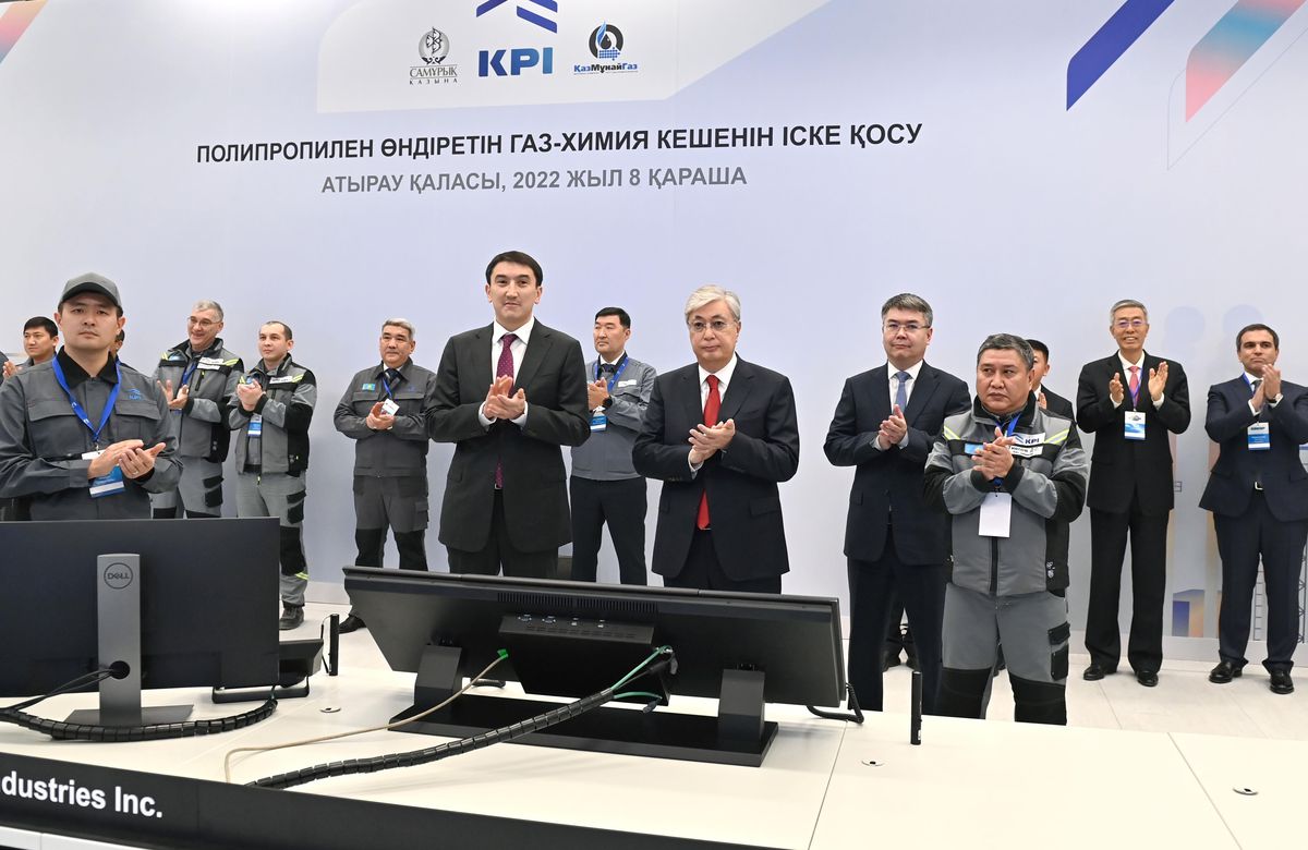 Kazakistan\'da yılda 500 bin ton polipropilen üretecek tesis faaliyete geçti