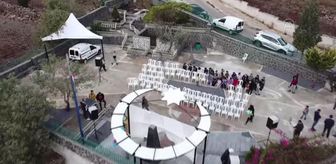 Lübnan'daki Türkmen köyüne Karabağ Zaferi şehitleri için anıt dikildi