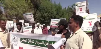 Sudan'da dış müdahale karşıtı gösteri düzenlendi