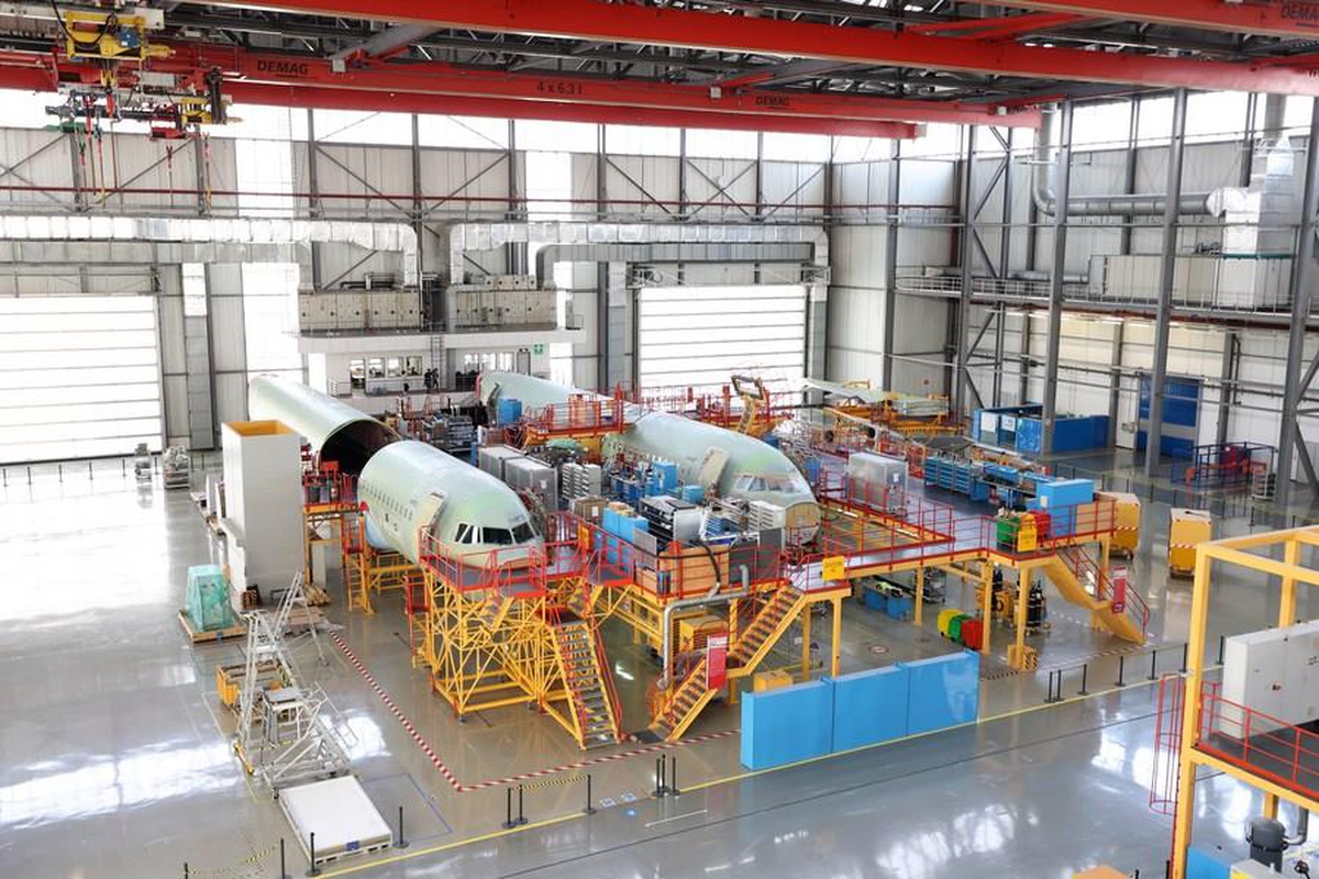 Airbus, Çin\'in Tianjin Belediyesi\'nde A321 Uçaklarının Üretimine Başladı