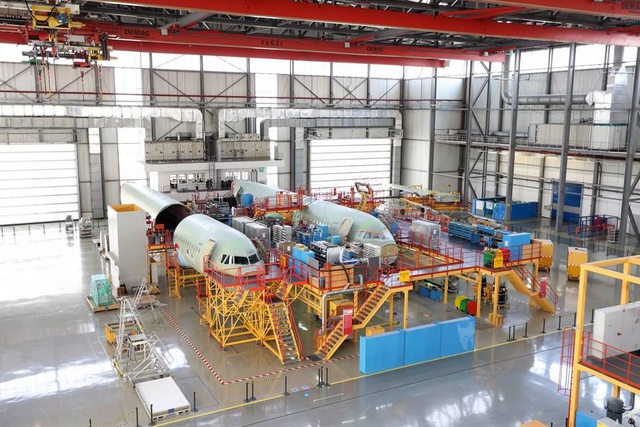 Airbus, Çin'in Tianjin Belediyesi'nde A321 Uçaklarının Üretimine Başladı Airbus, Çin'in Tianjin Belediyesi'nde A321 Uçaklarının Üretimine Başladı
