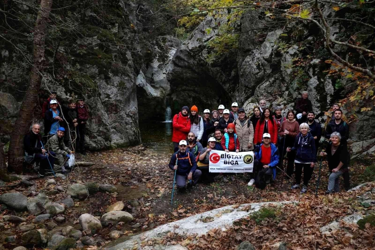 Biga Tabanvay Doğa Yürüyüş Grubu destan çiftliğini gezdi