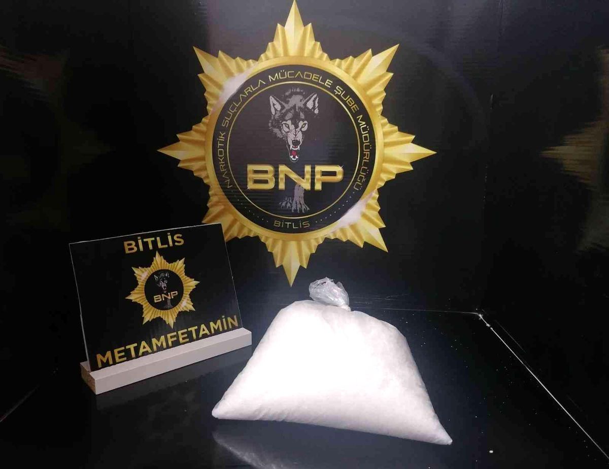 Bitlis\'te metamfetamin ele geçirildi