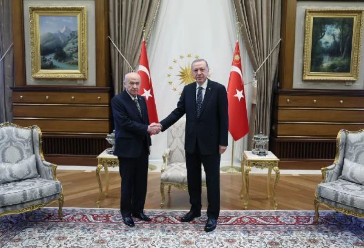 Cumhurbaşkanı Erdoğan, Bahçeli ile görüştü