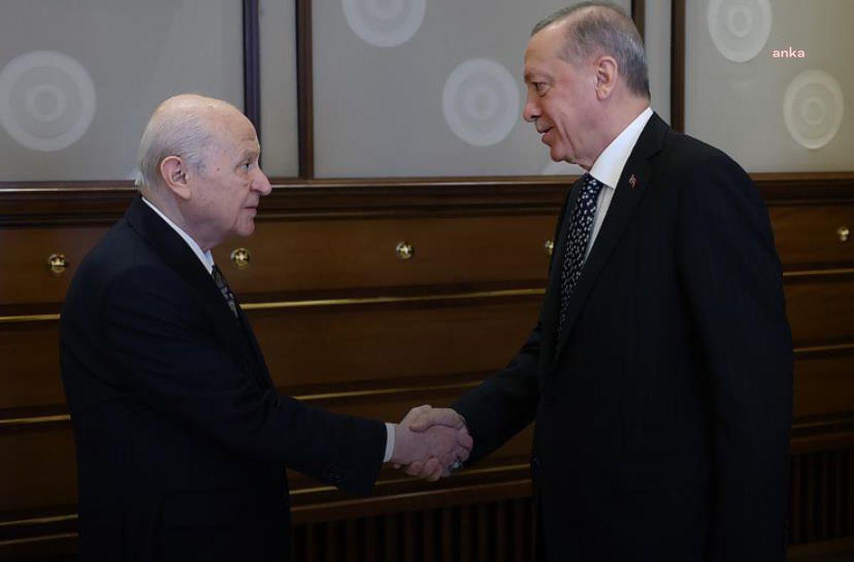 Cumhurbaşkanı Erdoğan ile MHP Genel Başkanı Bahçeli\'nin Görüşmesi Sona Erdi