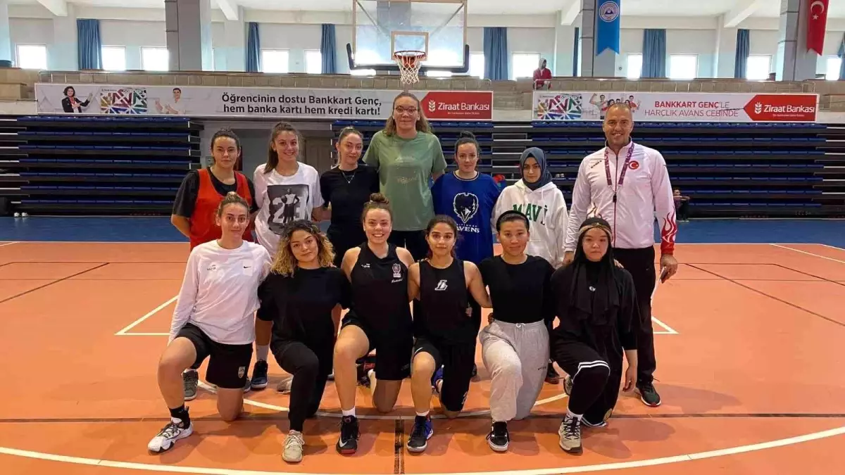 ERÜ\'de Kız Basketbol Takımı seçmeleri yapıldı