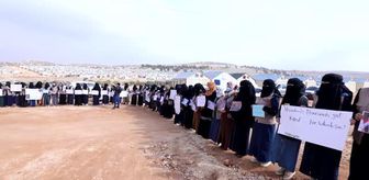 Esed rejiminin sivilleri hedef alan saldırıları protesto edildi