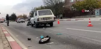 Karaman'da otomobilin çarptığı şahıs ağır yaralandı