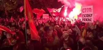 MONTENEGRO - Karadağ'da cumhurbaşkanının yetkilerini kısıtlayan 'tartışmalı yasa' protesto edildi