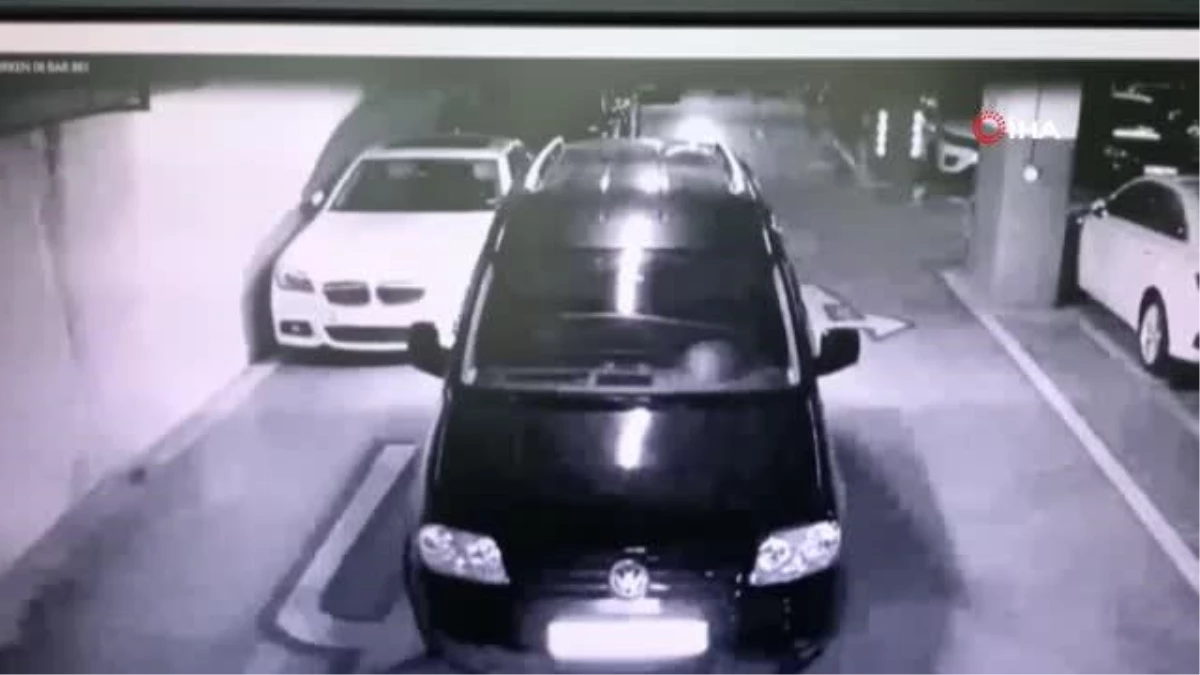 Otomobil hırsızları kamerada