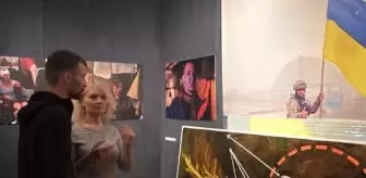 Rusya-Ukrayna savaşının sembol yüzü Olena Kurilo ilk röportajını AA'ya verdi (2)