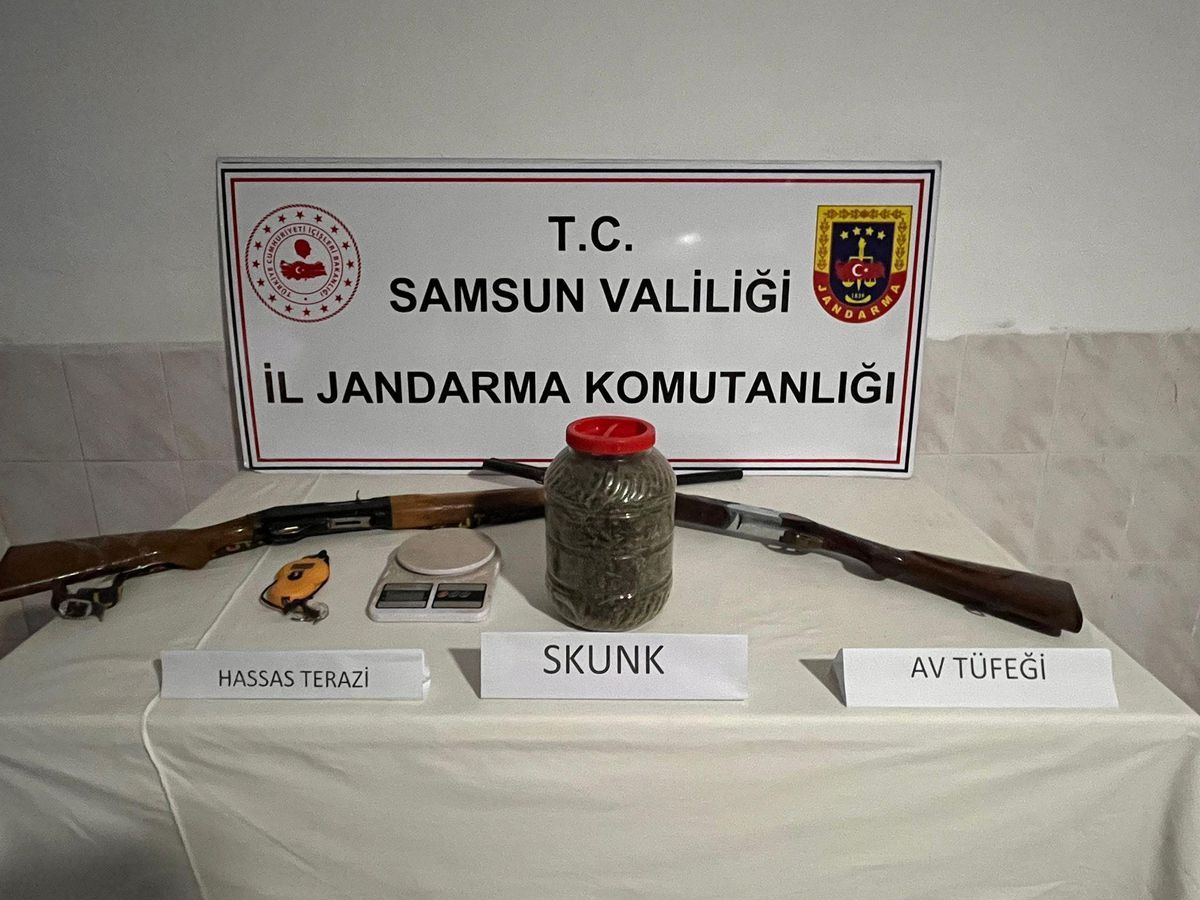 Samsun\'da uyuşturucu operasyonunda 2 zanlı yakalandı
