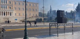 Yunanistan'daki gösterilerde olaylar çıktı (2)