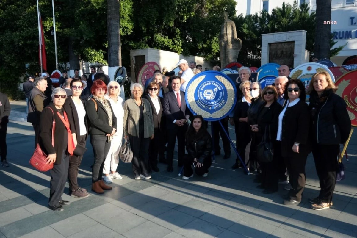 Bodrum, Ulu Önder Atatürk\'ü Törenlerle Andı