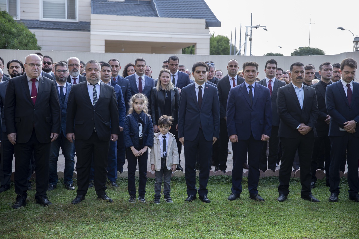 Büyük Önder Atatürk vefatının 84. yılında Erbil\'de anıldı