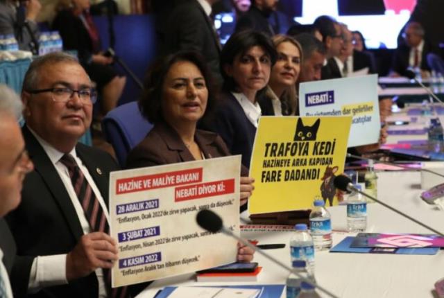 CHP'li vekiller Bakan Nebati'yi protestolarla karşıladı! Dövizlerde bugüne kadar yaptığı tüm açıklamalar yer aldı CHP'li vekiller Bakan Nebati'yi protestolarla karşıladı! Dövizlerde bugüne kadar yaptığı tüm açıklamalar yer aldı