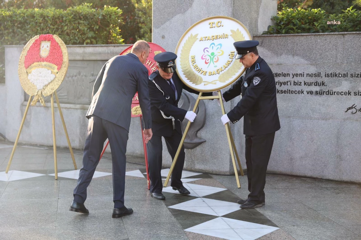 Cumhuriyetin Kurucusu Ulu Önder Atatürk, 10 Kasım\'da Ataşehir\'de Anıldı