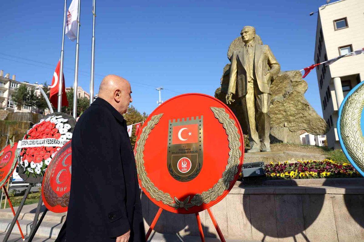 Keçiören Atatürk\'ü andı