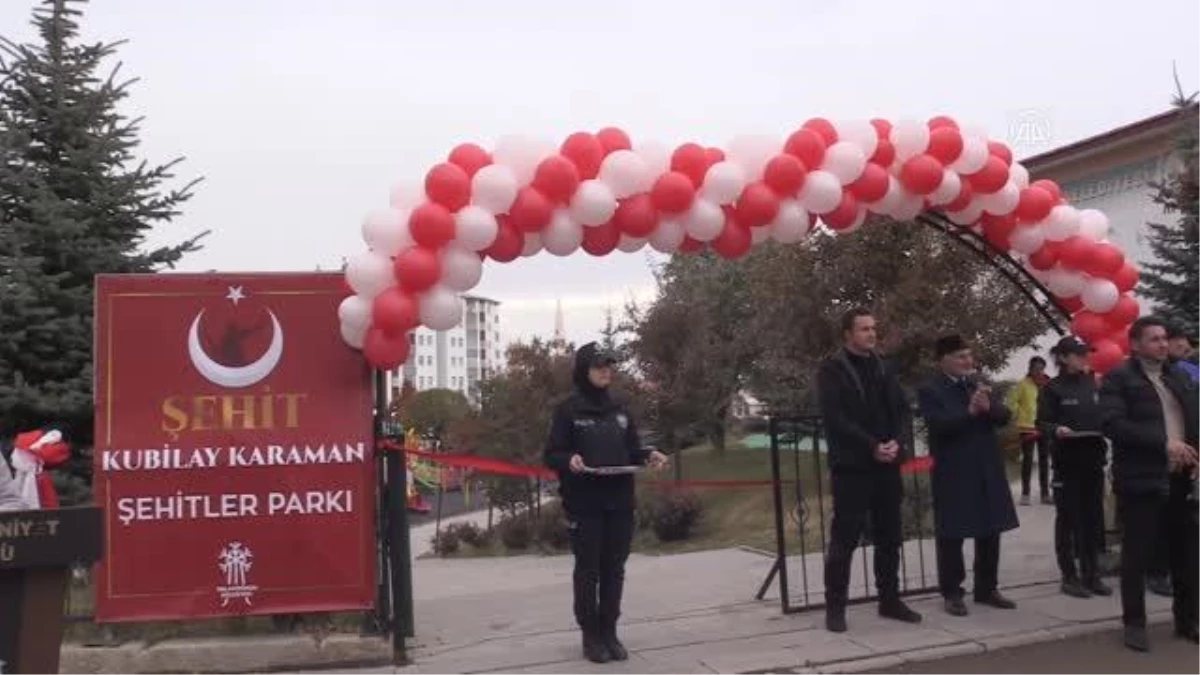 Şehit polis Kubilay Karaman\'ın ismi parka verildi