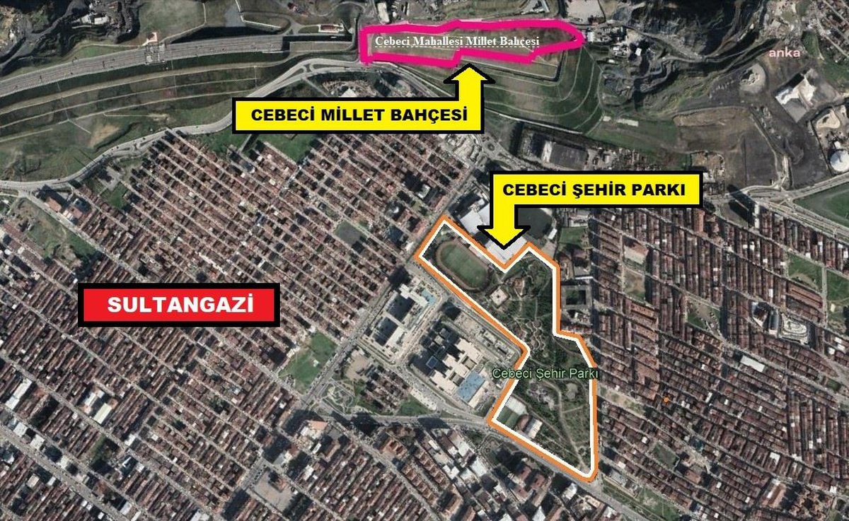 Sultangazi\'de Bulunan "Şehir Parkı"Nın Karşısına "Millet Bahçesi" Yapımı İçin İhale Açıldı