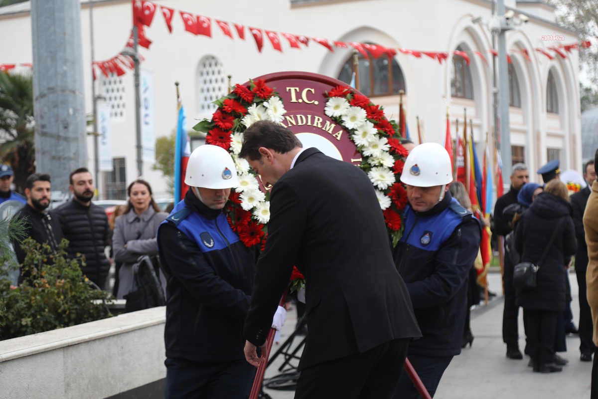 Ulu Önder Atatürk, Bandırma\'da Törenle Anıldı