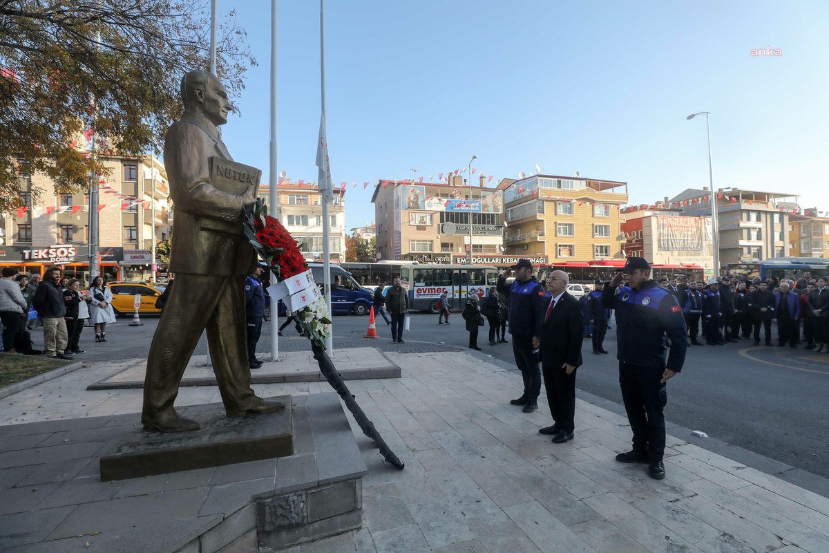 Ulu Önder Mustafa Kemal Atatürk, Yenimahalle\'de Anıldı