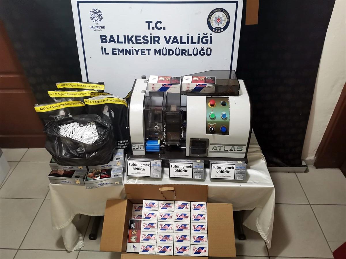 Bandırma\'da kaçak tütün operasyonu