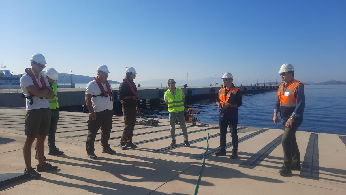 Bodrum Cruise Port\'ta deniz kirliliğine müdahale tatbikatı yapıldı
