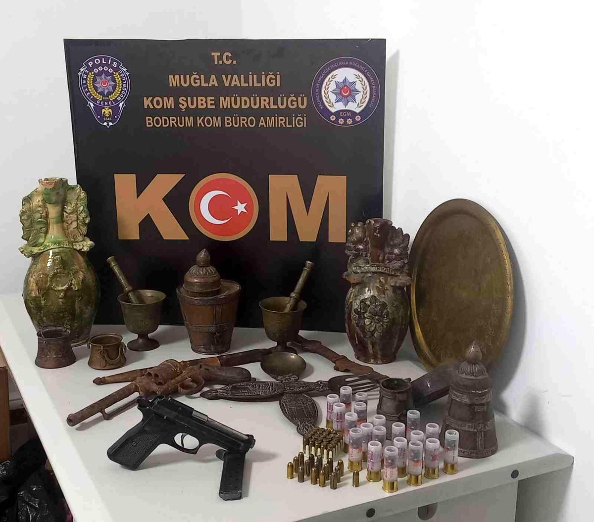Bodrum\'da tarihi eser operasyonu