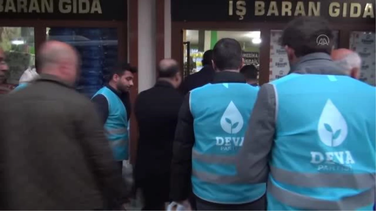 DEVA Partisi Genel Başkan Yardımcısı Şahin, Bitlis\'te esnafı ziyaret etti