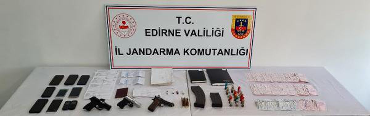 Edirne\'de \'tefecilik- yağma\' suç örgütüne operasyonda 11 gözaltı
