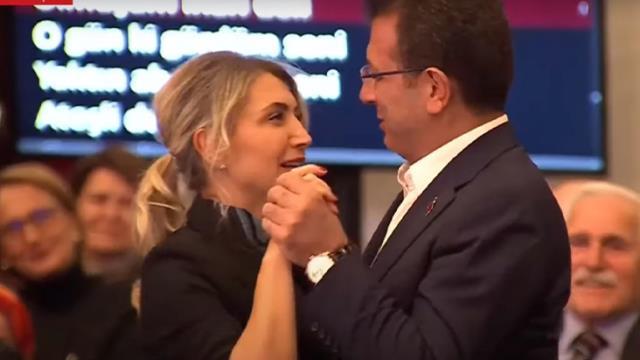 İmamoğlu'nun 10 Kasım'da eşiyle dans etmesi AK Partili Turan'ı kızdırdı: Bu densizliğe isyanım var