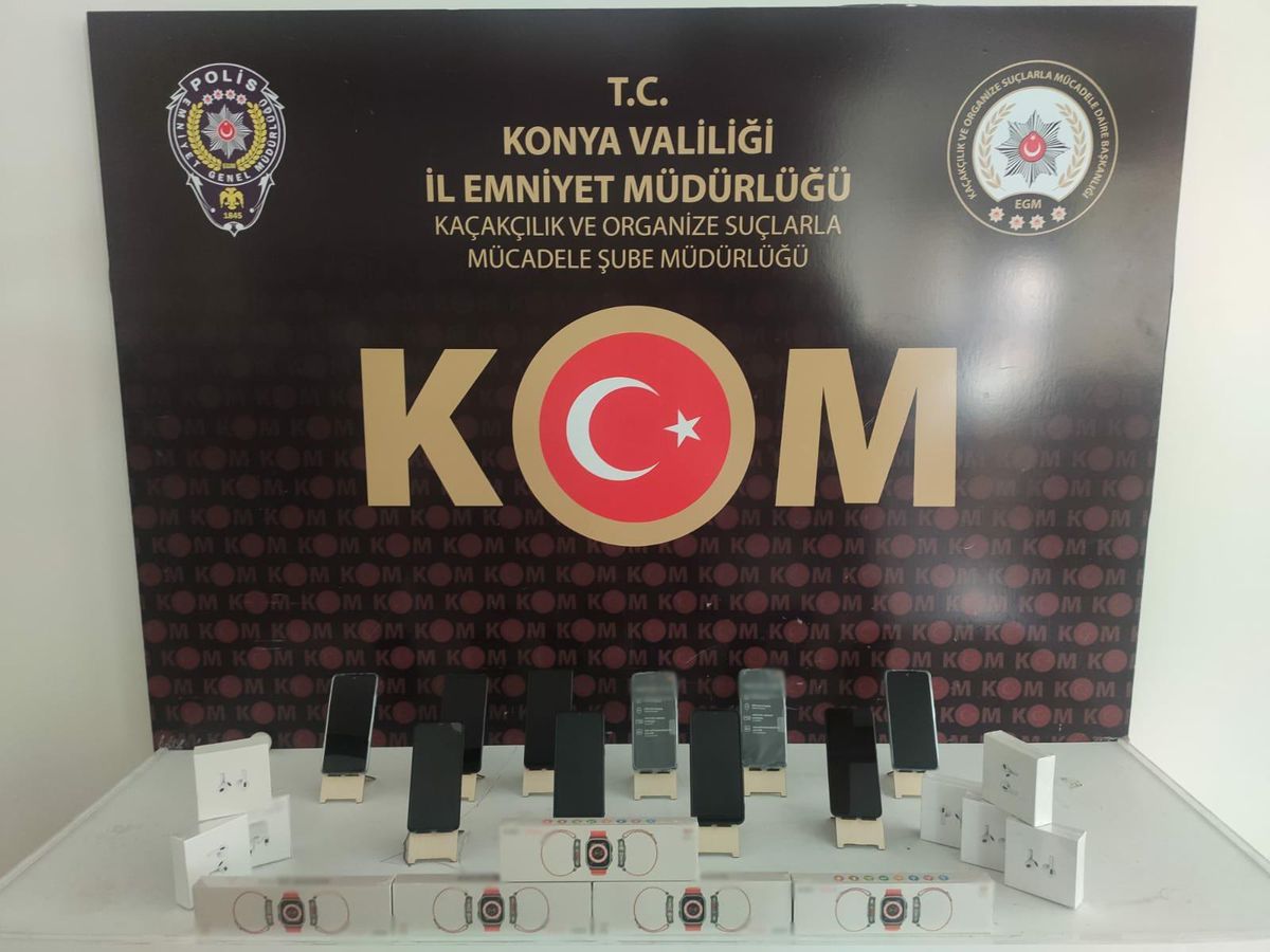 Konya\'da kaçakçılık operasyonunda 2 şüpheli yakalandı