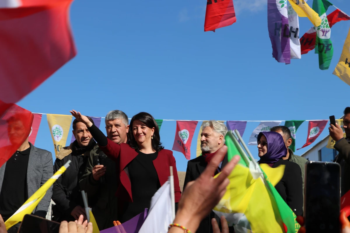 HDP Eş Genel Başkanı Buldan, Erzurum\'da partisinin "Halk Buluşması"na katıldı