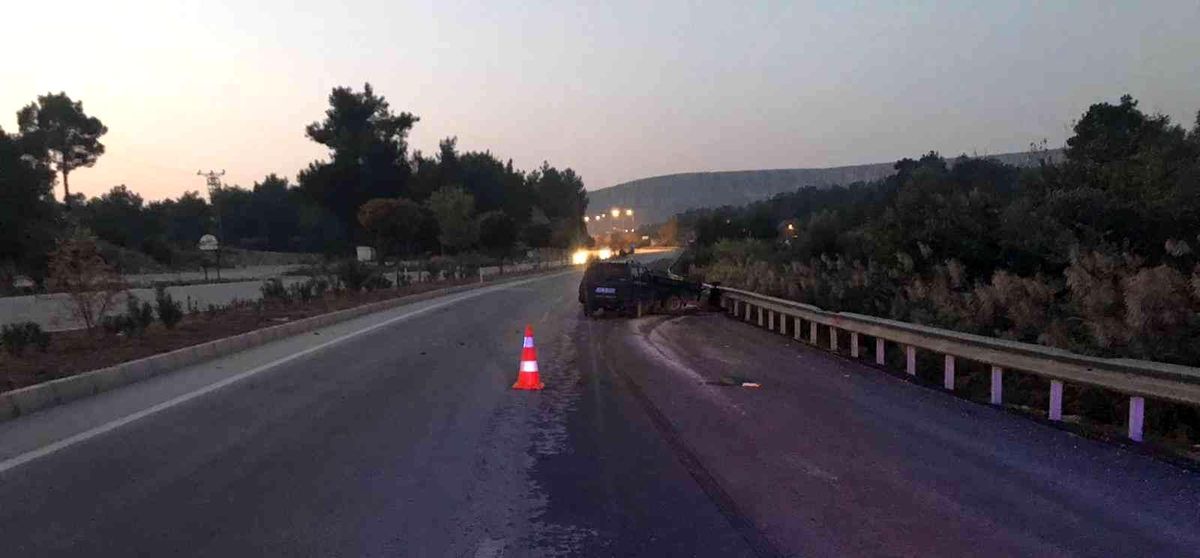 Mersin\'de trafik kazası: 2 yaralı